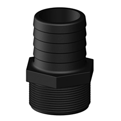 Black Tail with 2" BSP Thread