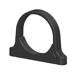 Black Medium Ball Valve Mounting Bracket 1 ¼" - 1 ½" 