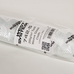 200g/m² Twill Weave Glass Cloth 1200mm wide 742-5 5m