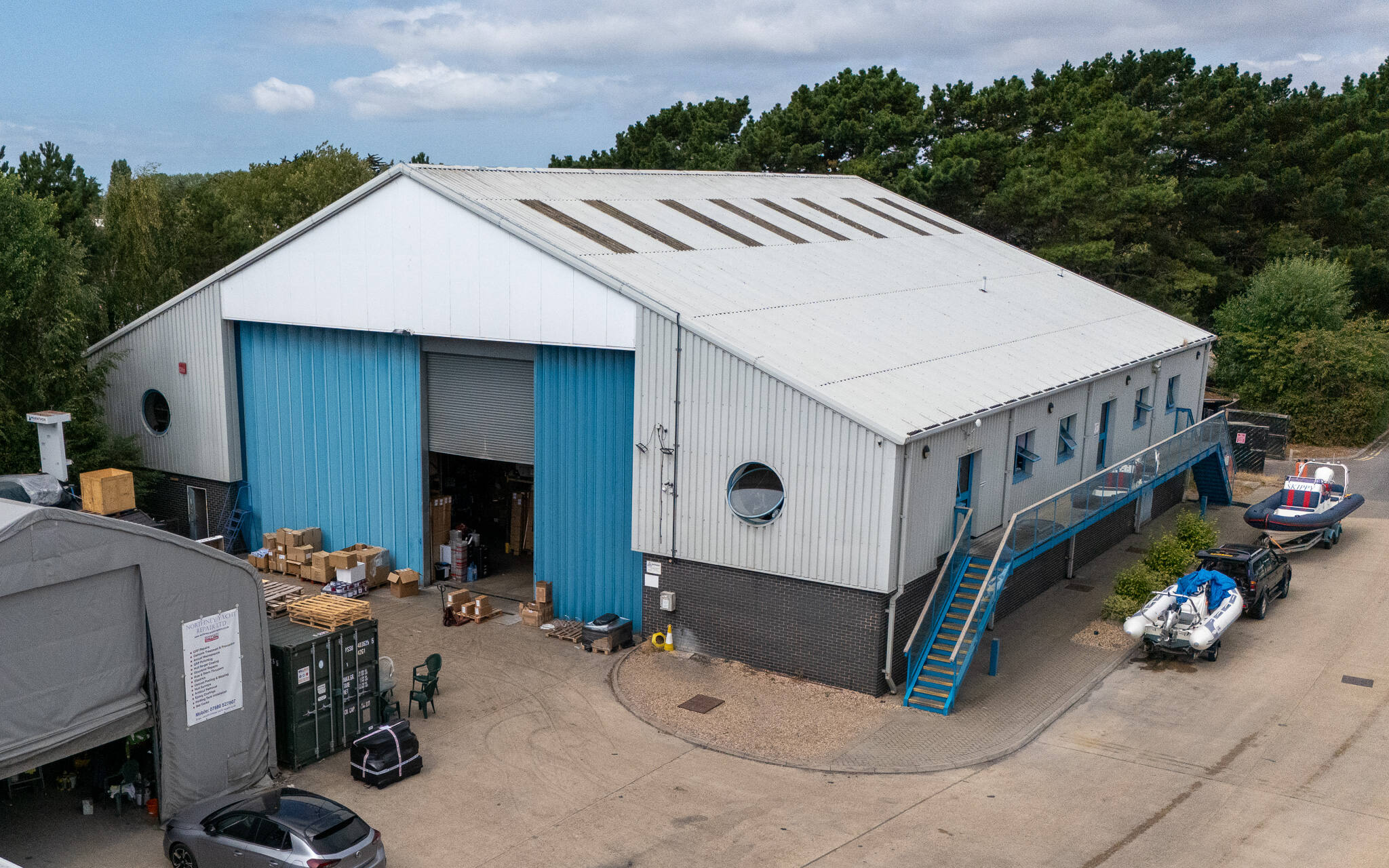 Marathon Leisure’s warehouse and office building